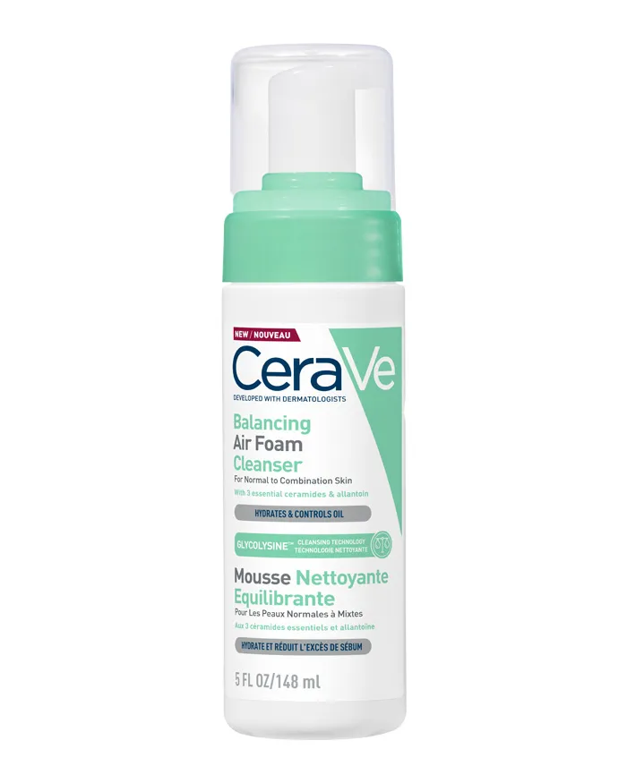 CeraVe Balancing Air Foam Cleanser Καθαριστικό Προσώπου Για Το Κανονικό Έως Μικτό Δέρμα 148ml