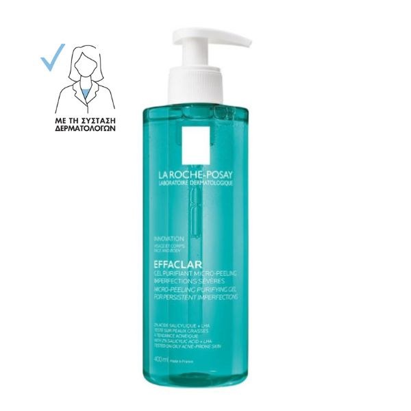 La Roche-Posay Effaclar Micro-Peeling Purifying Gel Αφρώδες Τζελ Καθαρισμού & Απολέπισης 400 ml