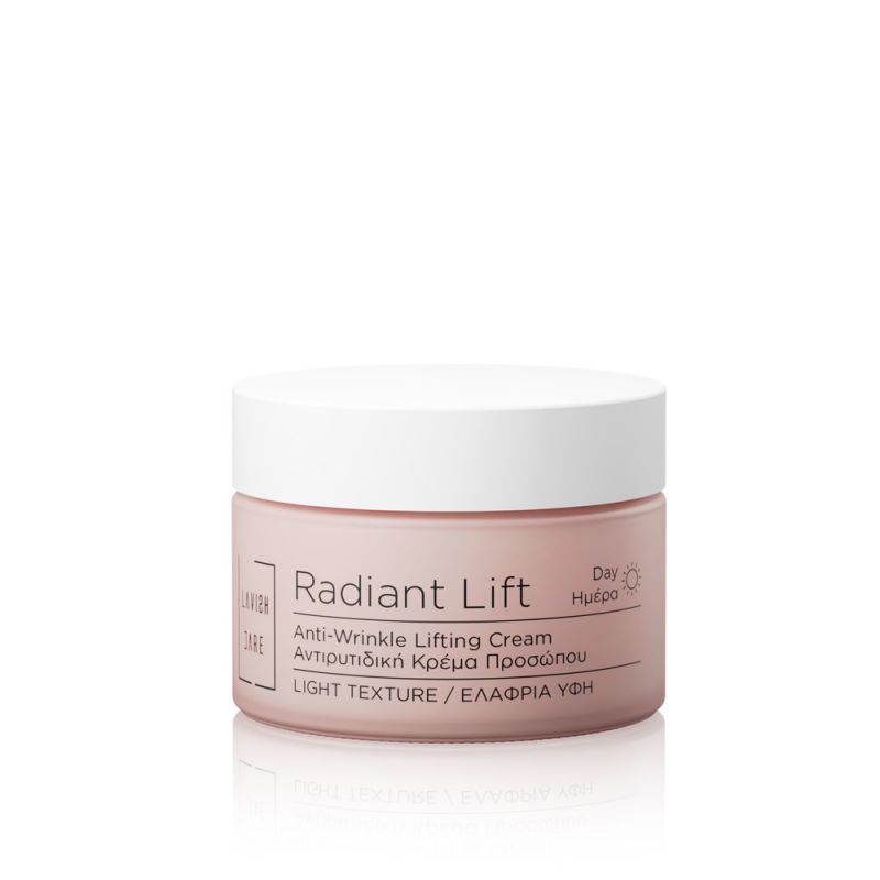 Lavish Care Radiant Lift Anti Wrinkle Lifting Cream Light Texture Αντιρυτιδική Κρέμα Προσώπου Ελαφριάς Υφής 50ml