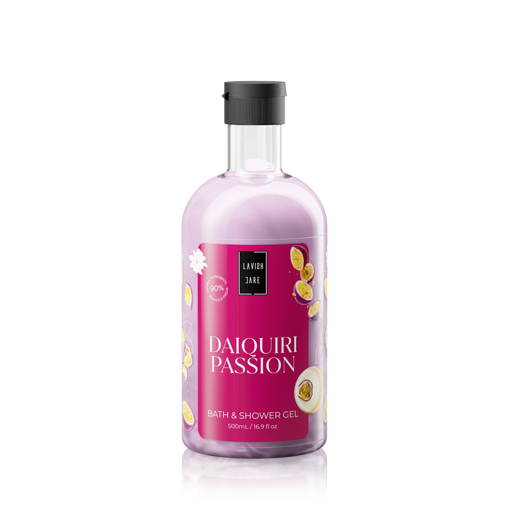 Lavish Care Daiquiri Passion Bath & Shower Αφρόλουτρο Gel με Άρωμα Φρούτα του Πάθους 500ml