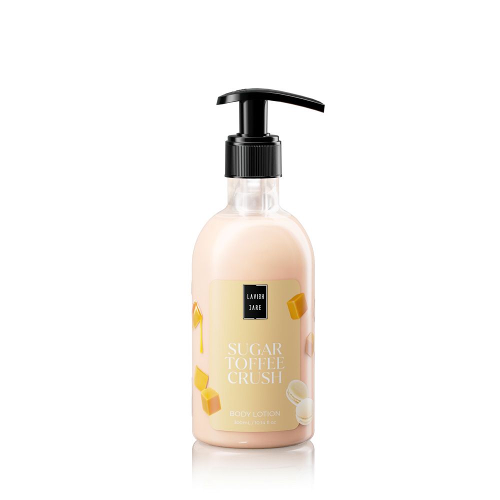 Lavish Care Sugar Toffee Crush Body Lotion Ενυδατικό Γαλάκτωμα Σώματος με Άρωμα Καραμέλα - Βούτυρο 300ml