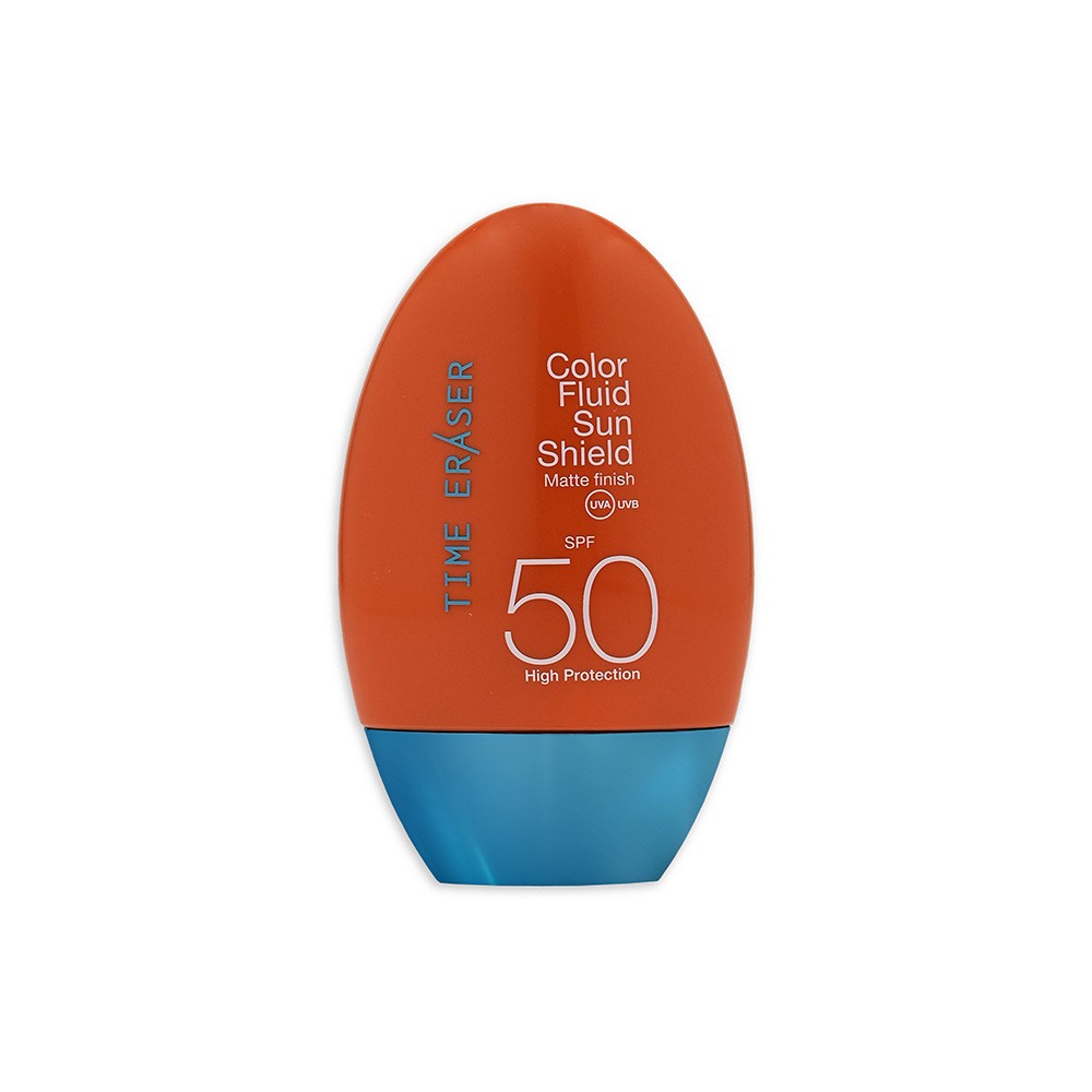 Medisei Time Eraser Color Fluid Sun Shield SPF50 — Αντηλιακό προσώπου με χρώμα 50ml