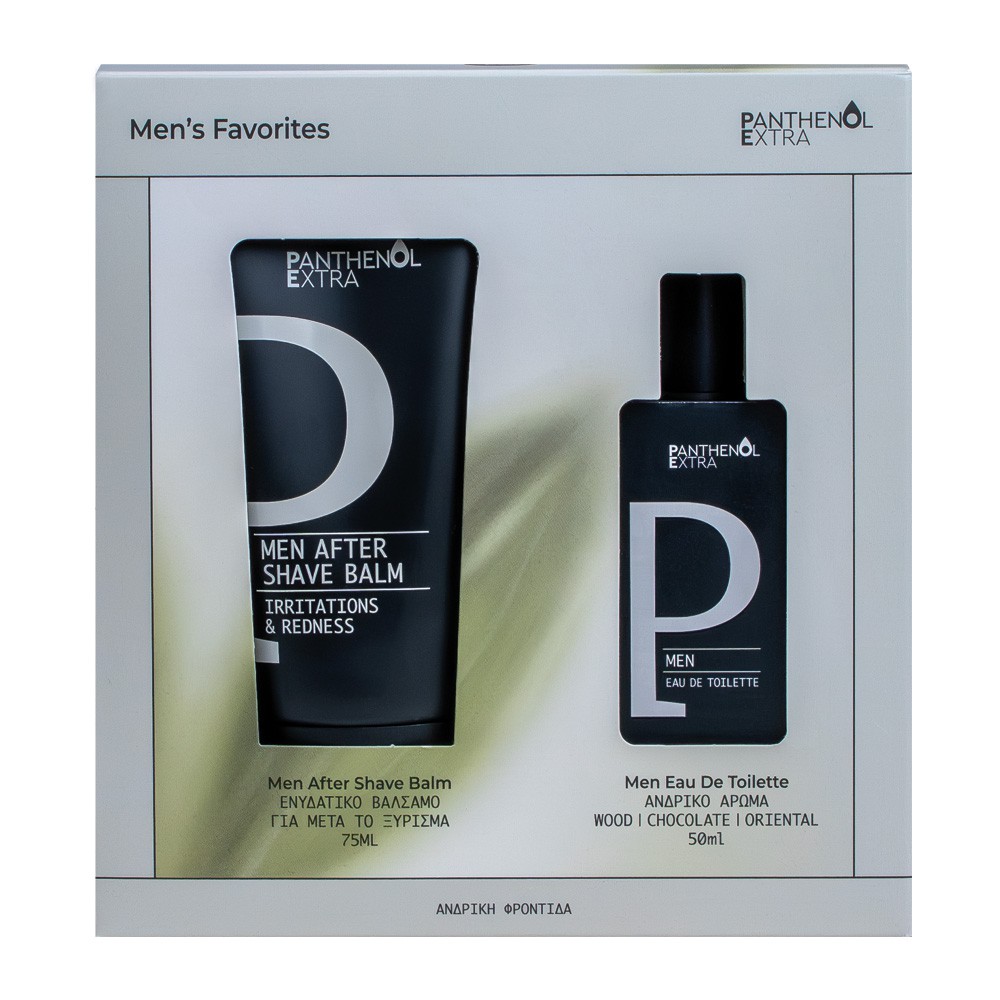 Panthenol Extra Promo Men — After Shave Balm 75ml & Eau de Toilette Wood & Chocolate 50ml Σετ