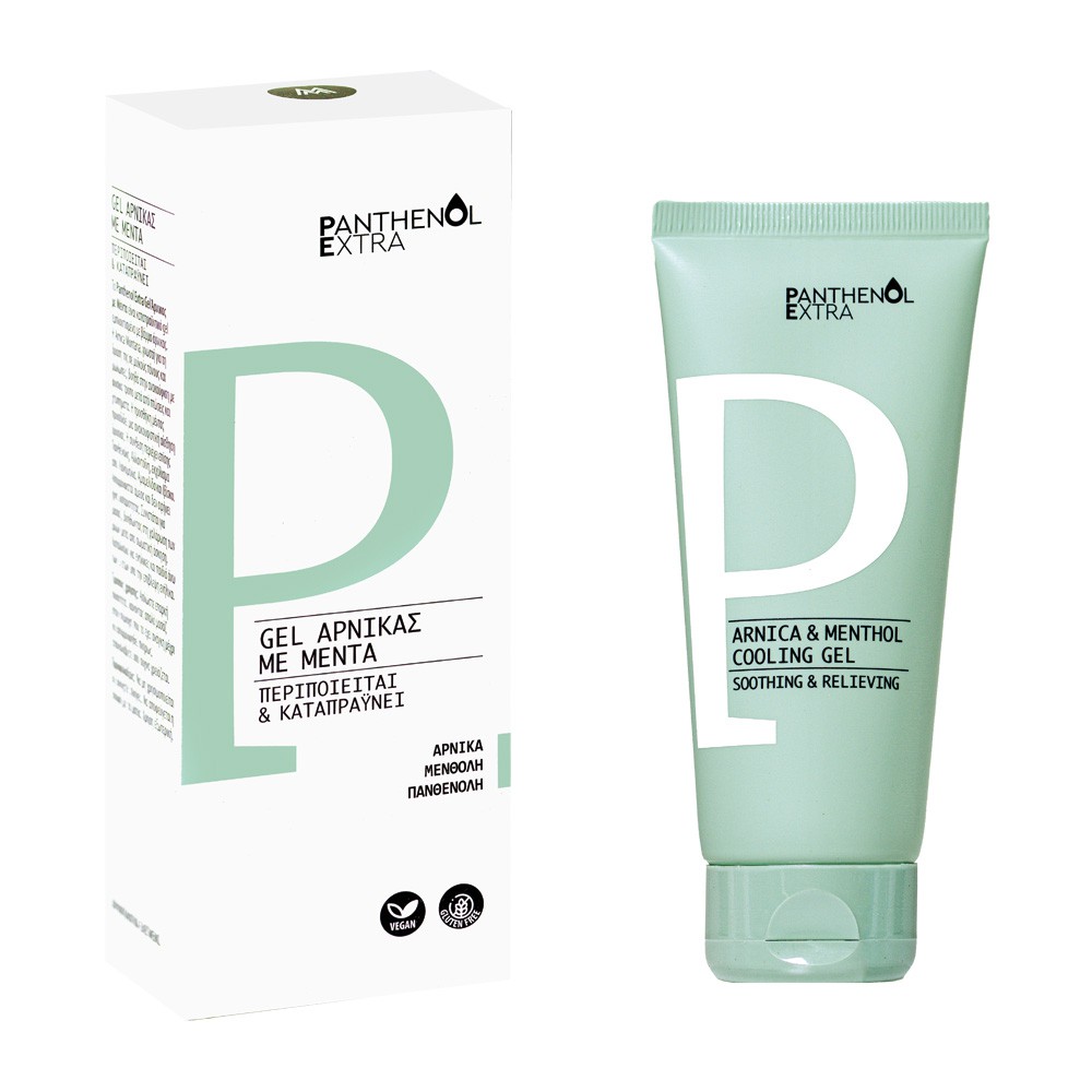 Panthenol Extra Arnica & Menthol Cooling Gel 100ml Καταπραϋντικό τζελ Άρνικας