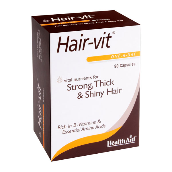 Health Aid Hair-Vit — 90 κάψουλες